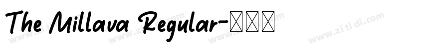 The Millava Regular字体转换